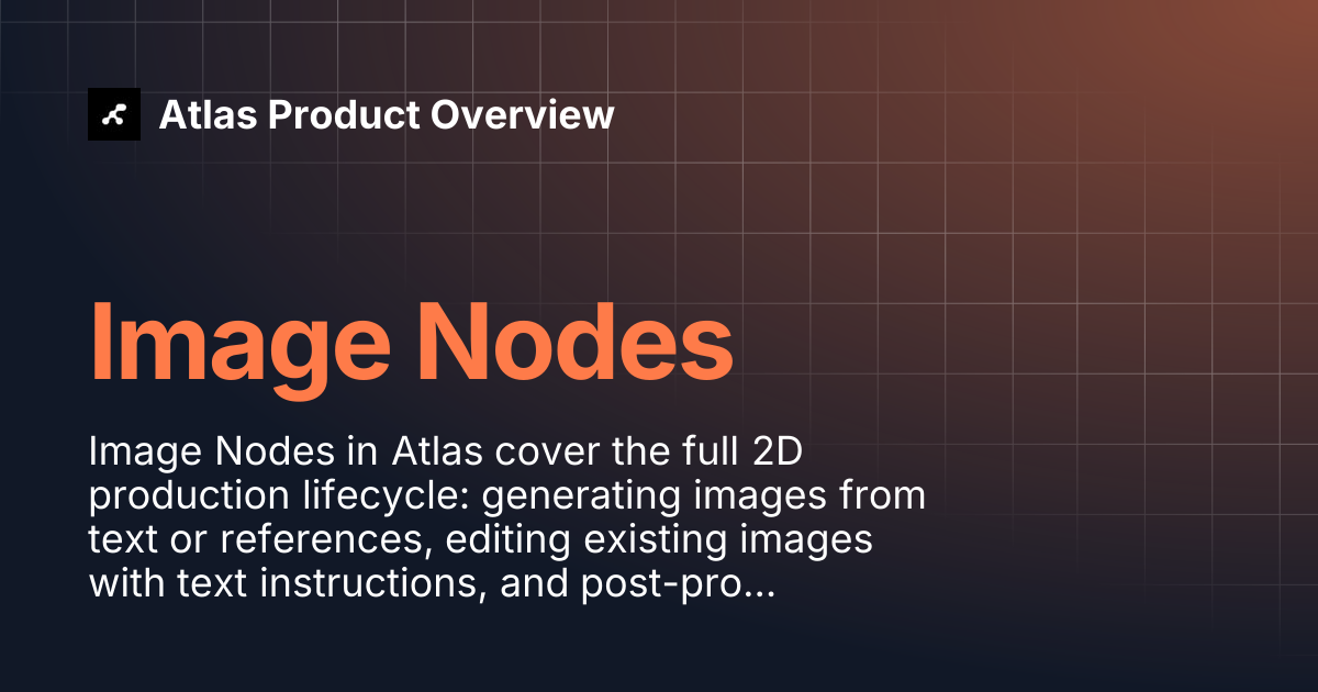 Image Nodes | Atlas Product Overview